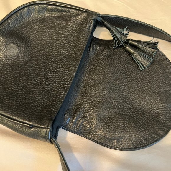 Beaded leather evening bag from Antik Batik, Paris, Bohemian crossbody style - Picture 2 of 5